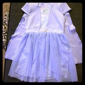 Girls Frozen II Elsa Dress with Cape